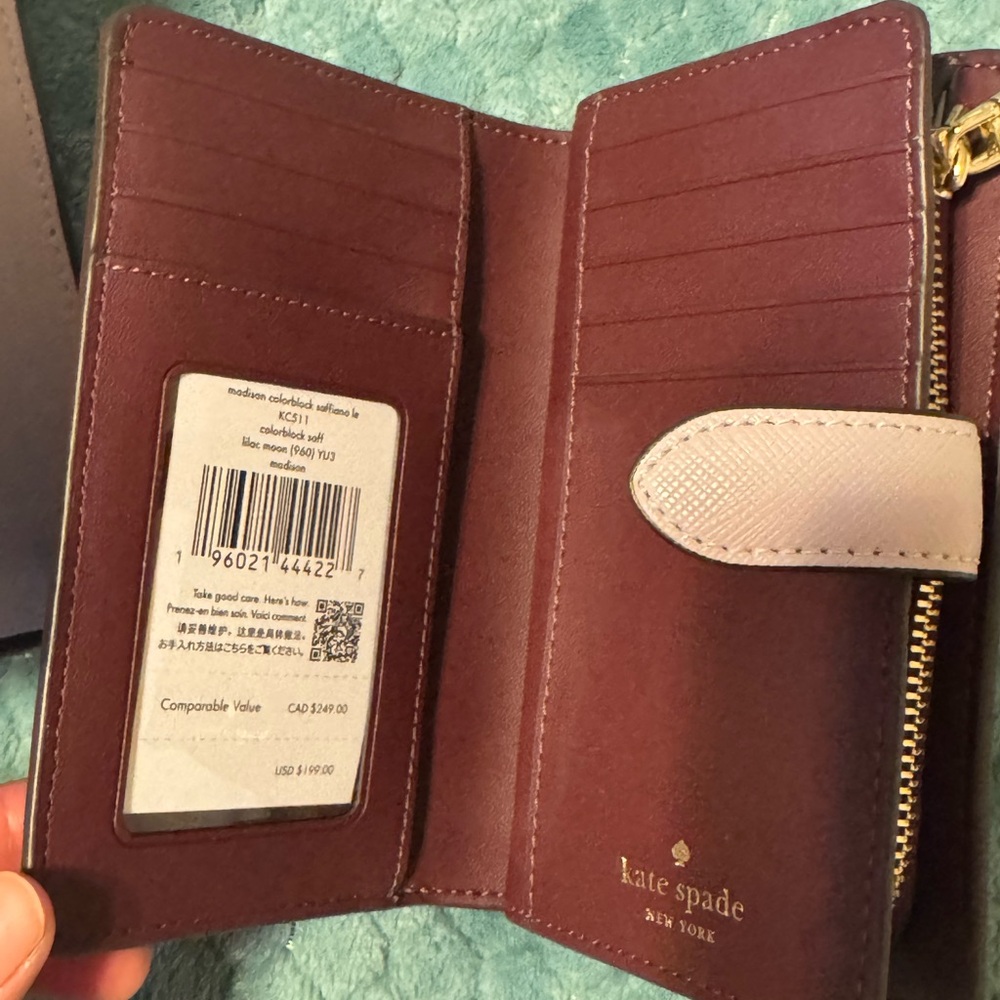 Kate Spade Madison Colorblock Saffiano Leather Crossbody and wallet - Picture 4 of 8